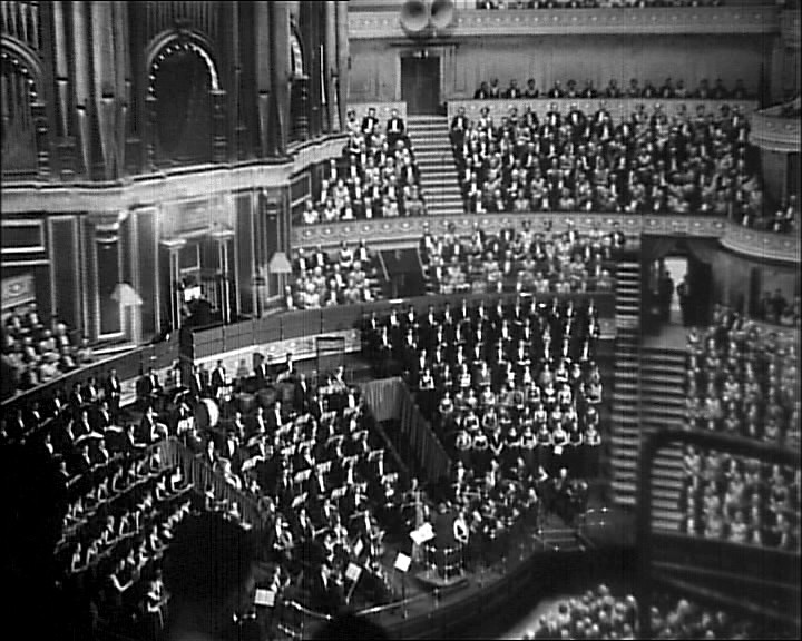 Der Mann der zuviel wusst 1934 - Orchester in der Oper